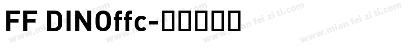 FF DINOffc字体转换